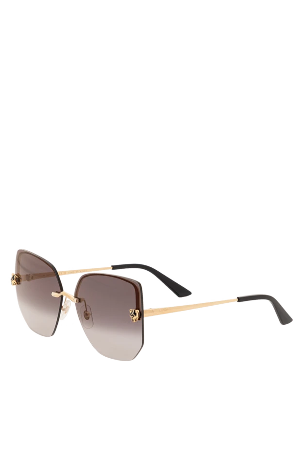 Cartier panthere square rimless sunglasses gray women 189427 - photo 3