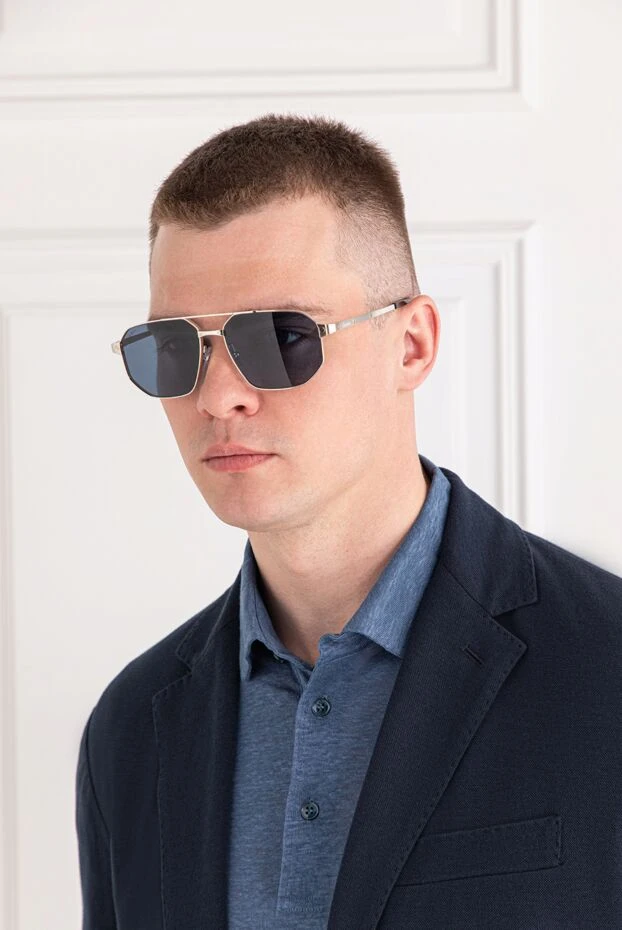 Cartier core range metal aviator sunglasses blue 189428 - photo 2