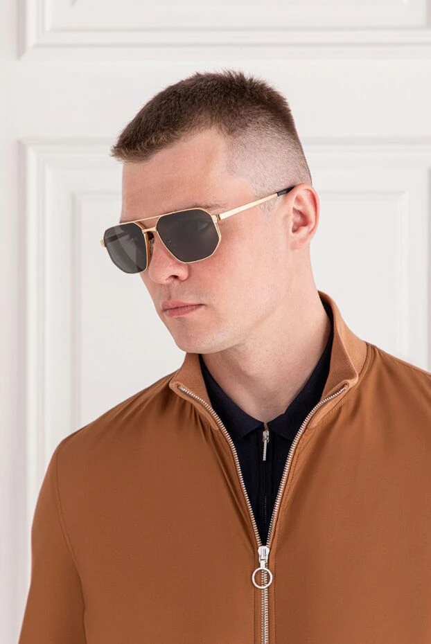 Cartier core range aviator metal sunglasses black 189429 - photo 2