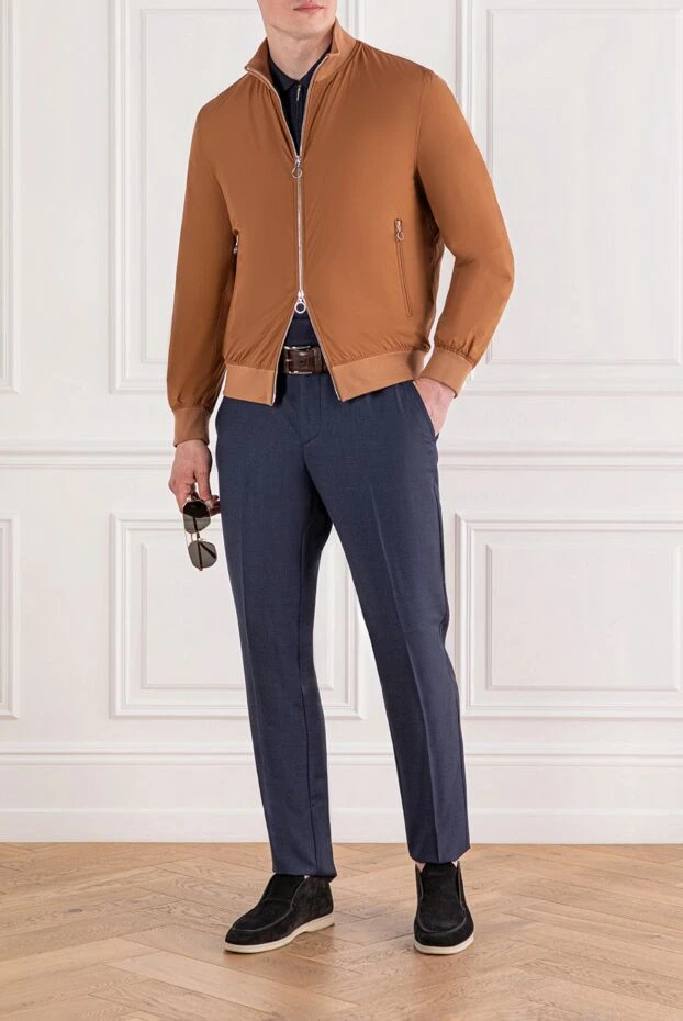 Seraphin lightweight bomber jacket for men, caramel color 189555 - photo 2