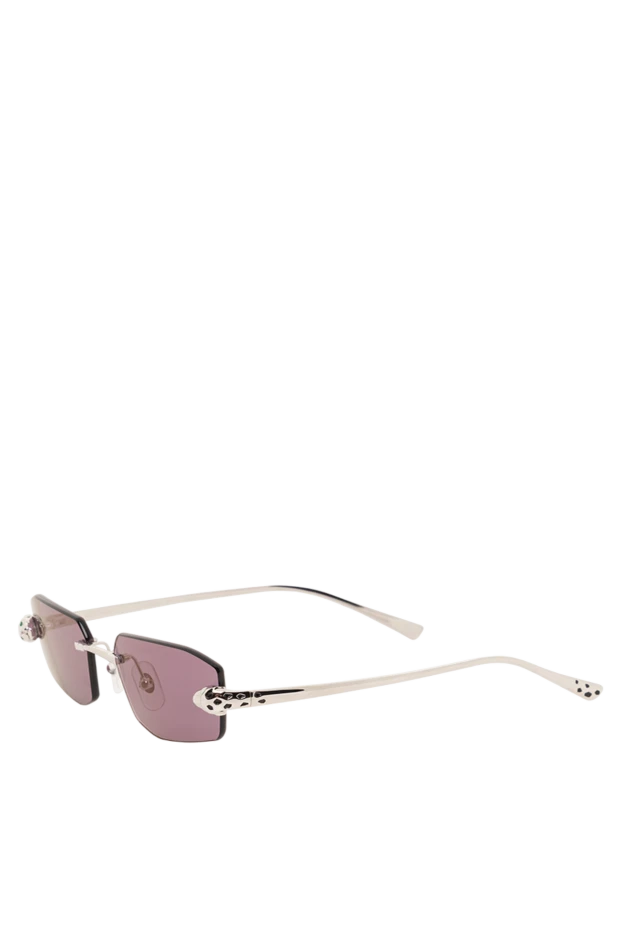 Cartier окуляри для захисту від сонця без оправи panthere classic фіолетові 189566 - фото 2