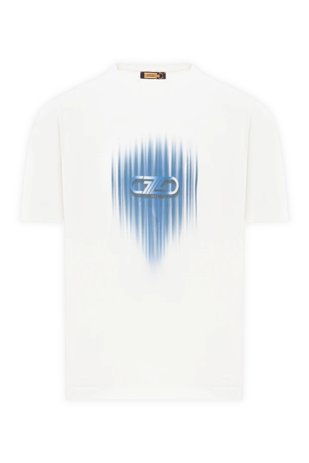 Zilli white t-shirt made of premium cotton with airbrush effect 189589 - photo 1