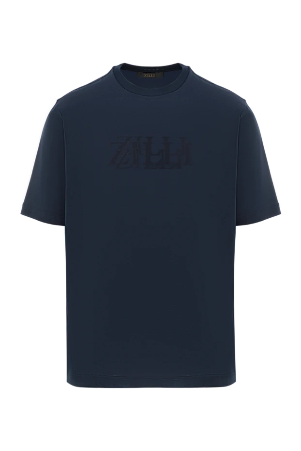 Zilli plain t-shirt with a raised logo effect 189600 - photo 1