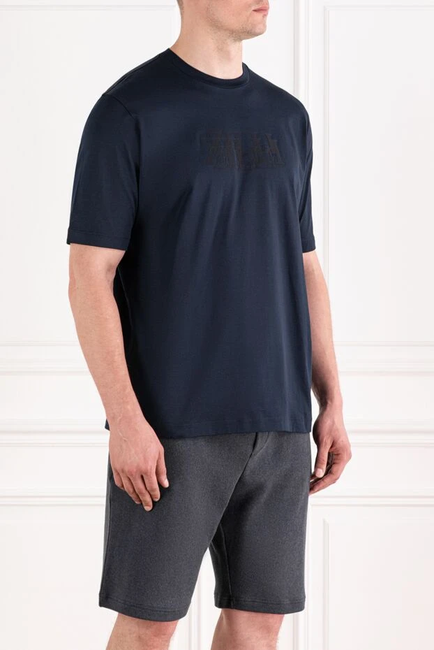 Zilli plain t-shirt with a raised logo effect 189600 - photo 3