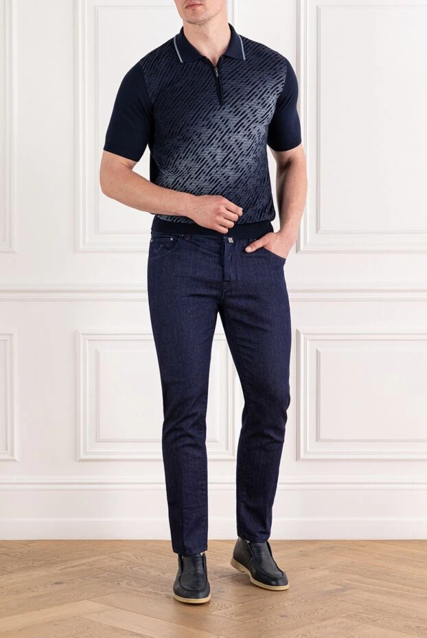 Zilli gradient effect zip knit polo 189615 - photo 2