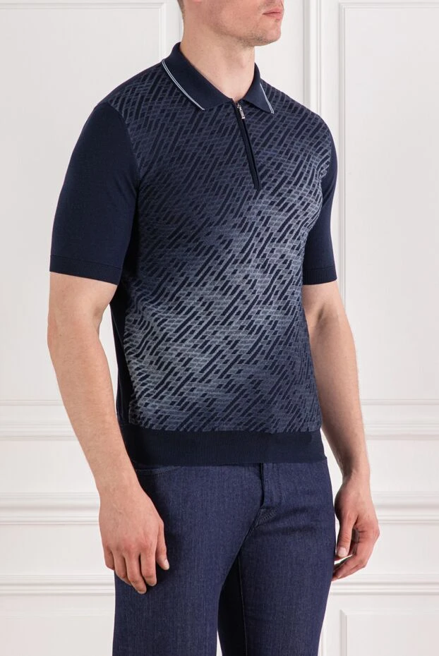 Zilli gradient effect zip knit polo 189615 - photo 3