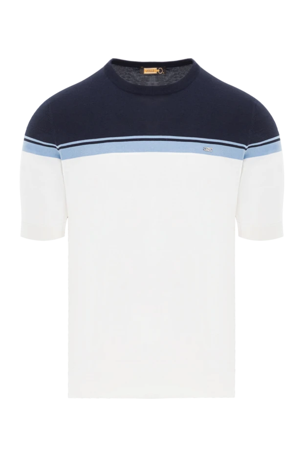 Zilli short sleeve nautical jumper with colourful inserts 189621 - photo 1