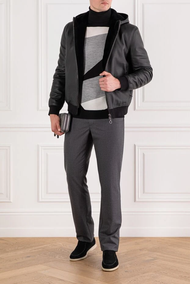 Zilli golfs with abstract ornament in black and white 189634 - photo 2