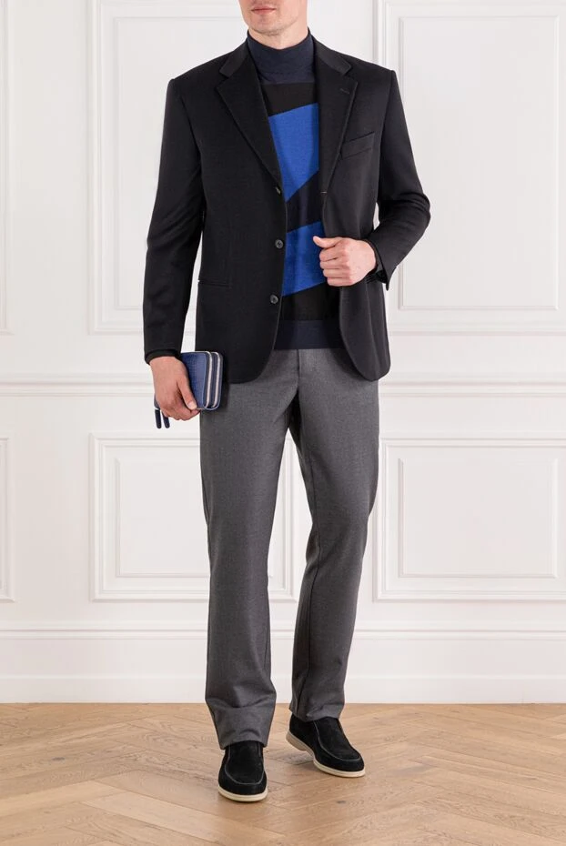 Zilli graphic print jumper with matching stand-up collar 189636 - photo 2