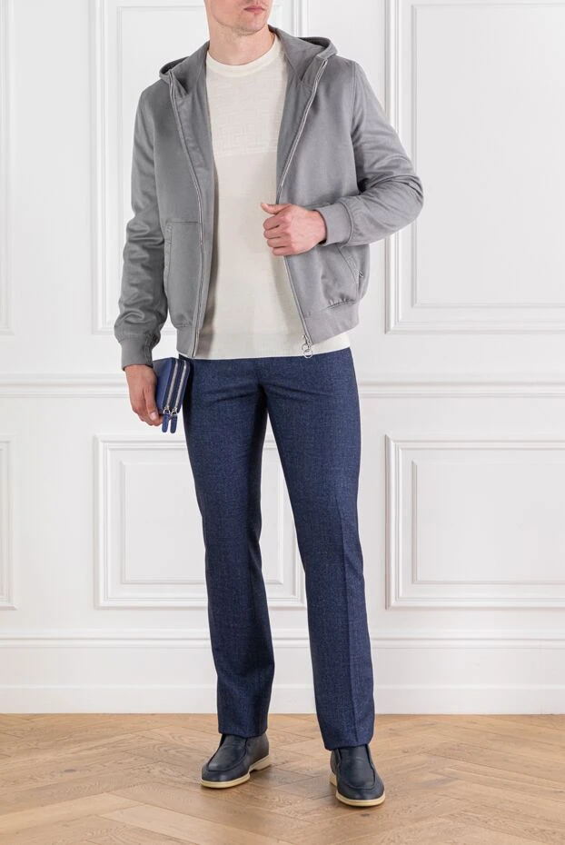 Zilli ivory fine wool jumper with textured knit 189637 - photo 2