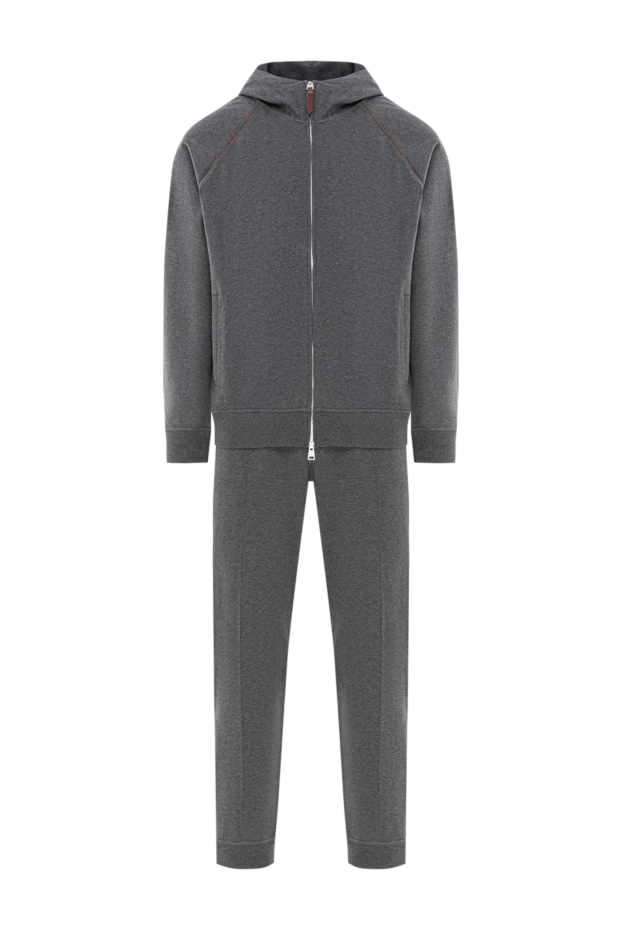 Brunello Cucinelli спортивний костюм з прорізними кишенями та м'яким внутрішнім шаром 189649 - фото 1