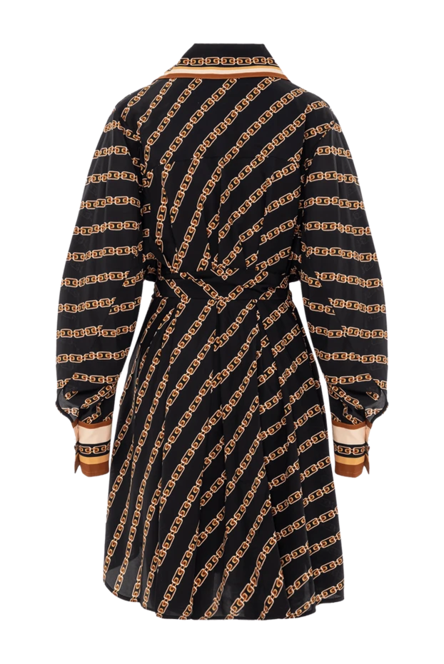Zimmermann платье-рубашка tuck mini черного цвета с классическим воротником и защипами 189657 - фото 2