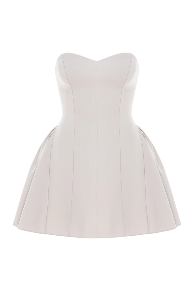 Khela міні-сукня з драпіруванням crush chronicles у білому кольорі. 189686 - фото 1