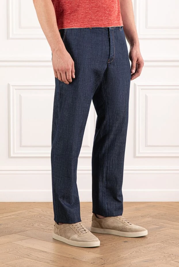 Scissor Scriptor джинси універсального крою без варіння з акуратними задніми кишенями 189702 - фото 3