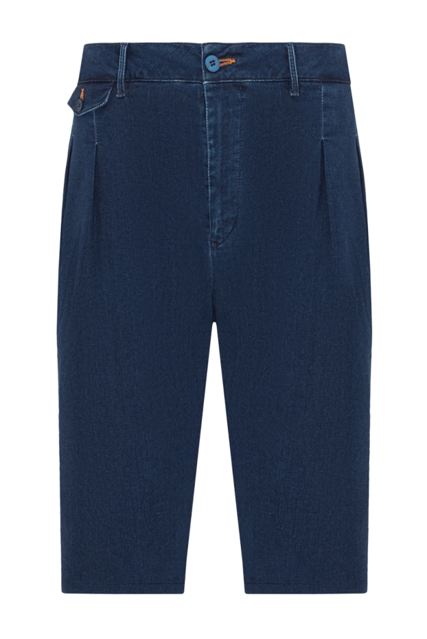 Scissor Scriptor men's jeans with tucks and cuffs made of thick dark denim 189703 - photo 1