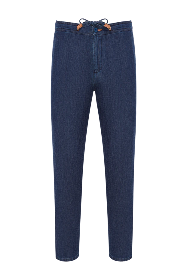 Scissor Scriptor джинсы с притачным поясом на кулиске и декоративной прострочкой 189706 - фото 1