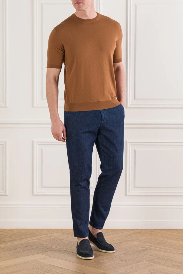 Scissor Scriptor jeans with a drawstring waistband and decorative stitching 189706 - photo 2