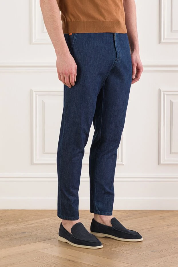 Scissor Scriptor jeans with a drawstring waistband and decorative stitching 189706 - photo 3