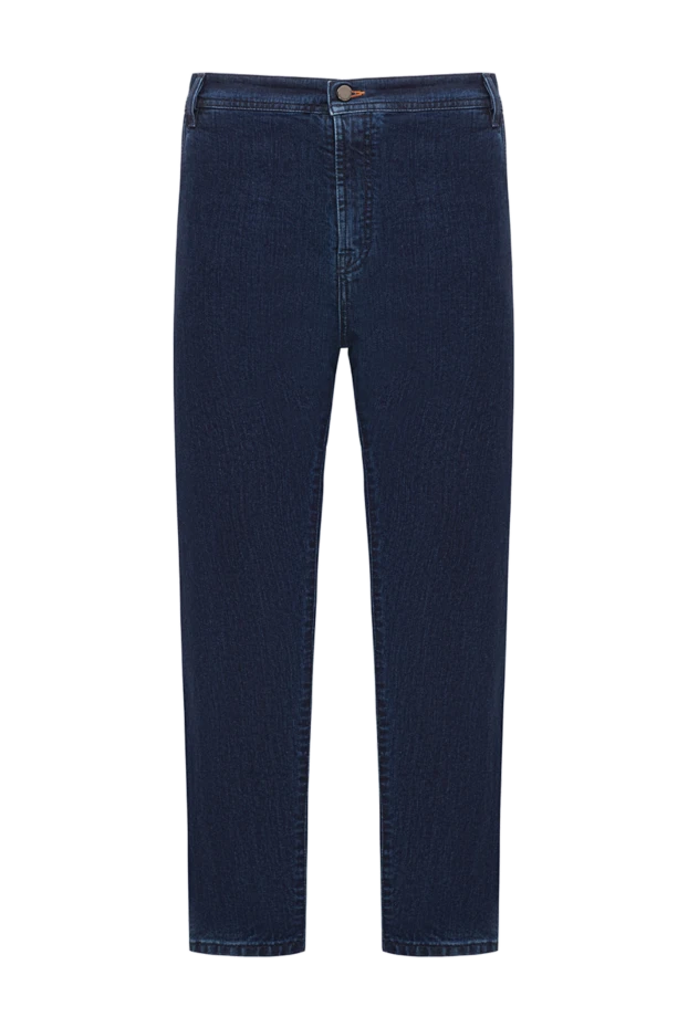 Scissor Scriptor dark blue jeans with decorative insert and high waist 189707 - photo 1