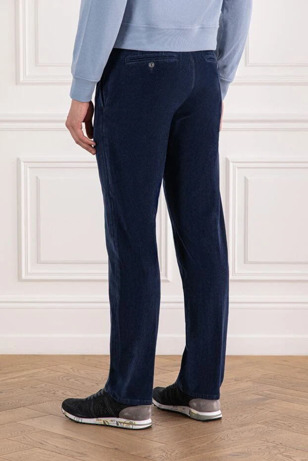 Scissor Scriptor deep blue jeans with decorative buttons and tight weave 189715 - photo 3