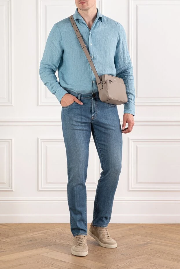 Scissor Scriptor jeans in soft denim with a stonewash effect and signature 189739 - photo 2