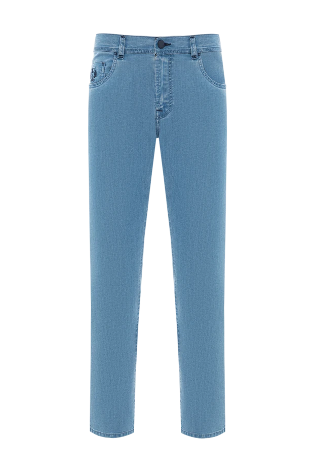 Scissor Scriptor jacob cohen men's cotton jeans with a neat stone wash and black patch 189779 - photo 1