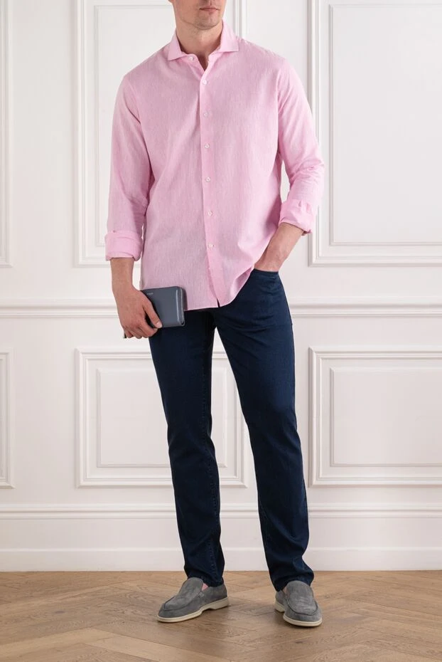 Scissor Scriptor jeans made of thick denim with an emphasis on contrast stitching 189795 - photo 2
