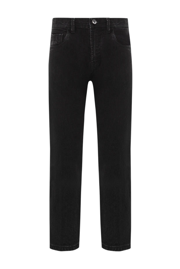 Scissor Scriptor dark blue trousers with elastic waistband and back flaps 189810 - photo 1