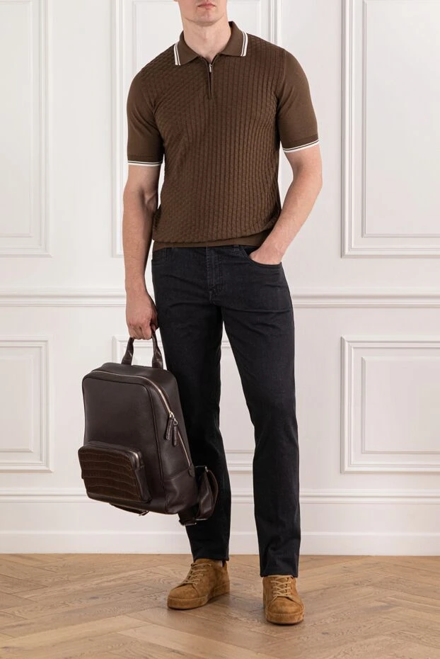 Scissor Scriptor skinny jeans with a classic fit and a leather patch 189901 - photo 2