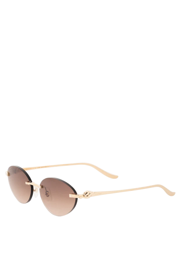 Cartier окуляри для захисту від сонця panthere без оправи у формі котяче око 189911 - фото 3