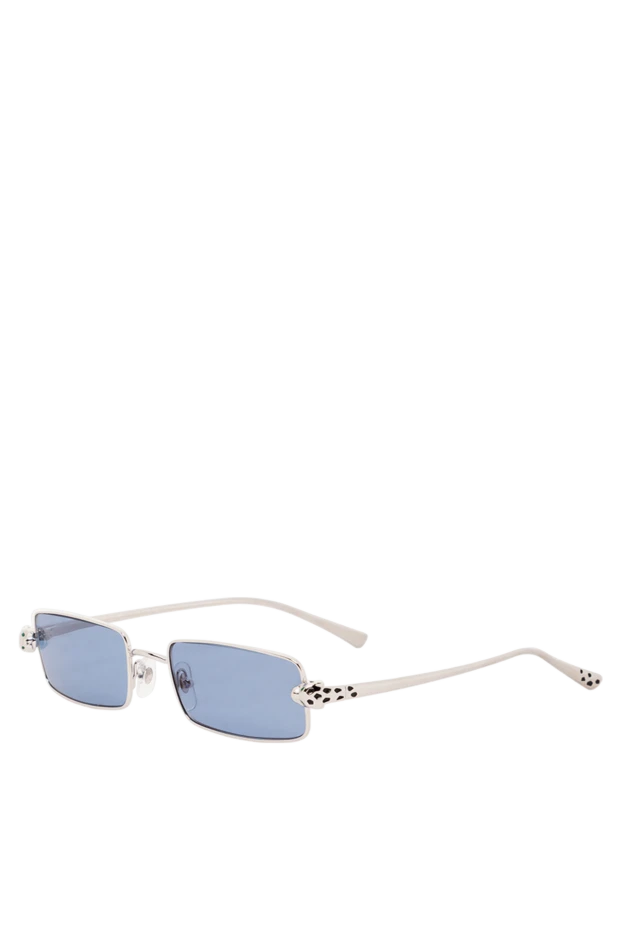 Cartier panthere sunglasses with metal frame and smooth silver trim 189912 - photo 3