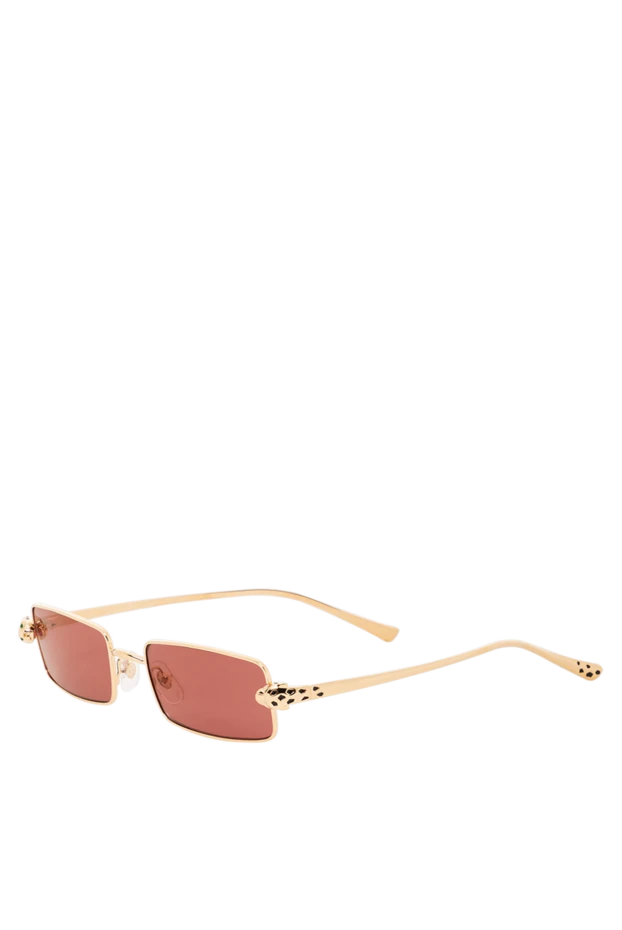 Cartier panthere sunglasses with metal frame and smooth gold trim 189913 - photo 3