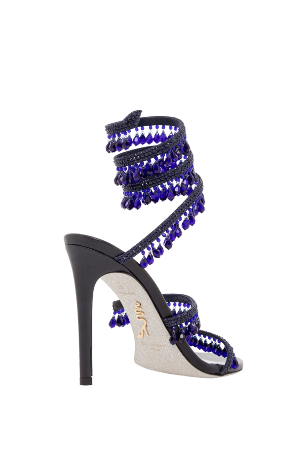 Rene Caovilla rene caovilla sapphire crystal fringe wrap strap sandals 189951 - photo 3