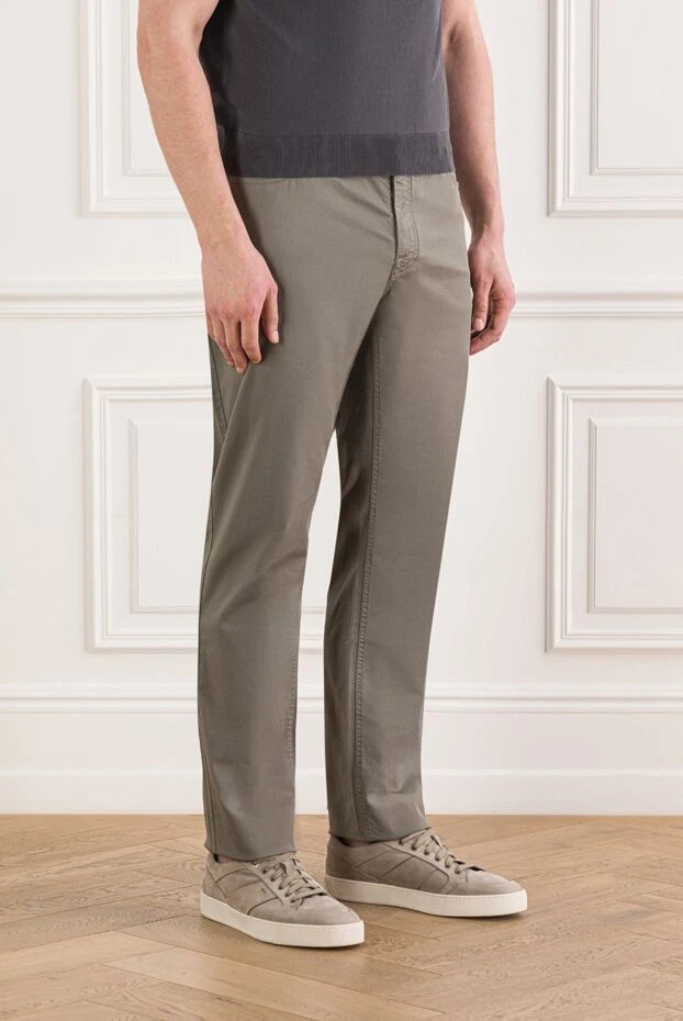 Brioni meribel jeans made of organic stretch cotton in beige 189991 - photo 3