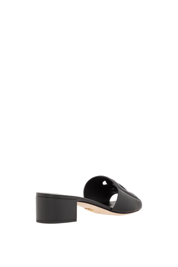Dolce & Gabbana шльопанці bianca з телячої шкіри з логотипом dg 190127 - фото 3