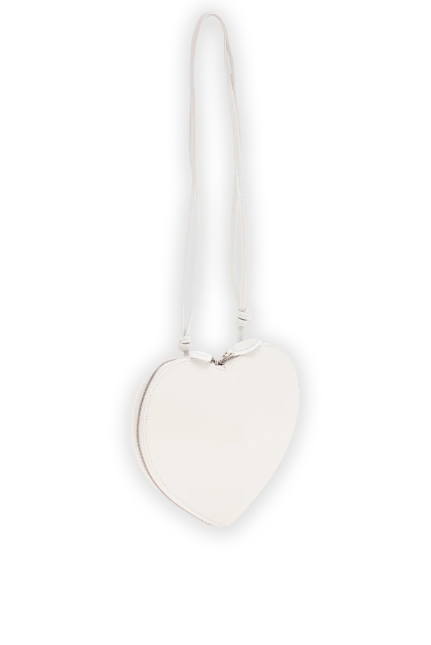 Alaia le c?ur calfskin heart shaped bag women white 190161 - photo 2