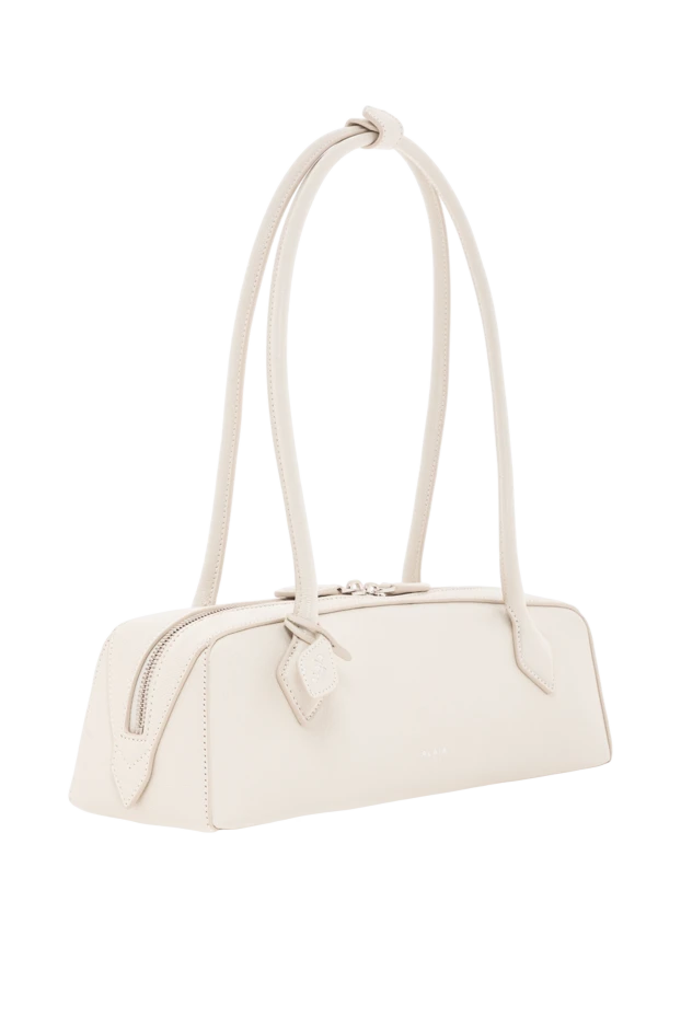Alaia le teckel small goat leather women's white shoulder bag 190162 - photo 3