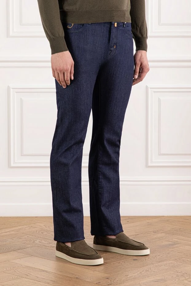 Jacob Cohen men's stretch cotton jeans with a comfortable fit and durability 190191 - photo 3