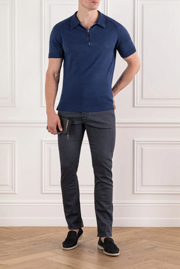 Jacob Cohen men's cotton jeans gray for casual style 190198 - photo 2