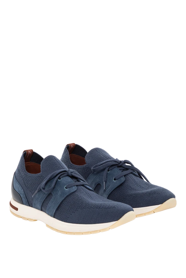 Loro Piana кроссовки 360 lp lady flexy walk женские синие 190487 - фото 2
