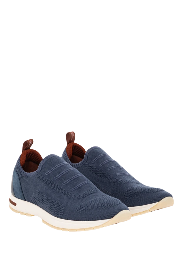 Loro Piana кроссовки-слипоны синие женские 360 lp flexy walk на ультралегкой подошве 190489 - фото 2