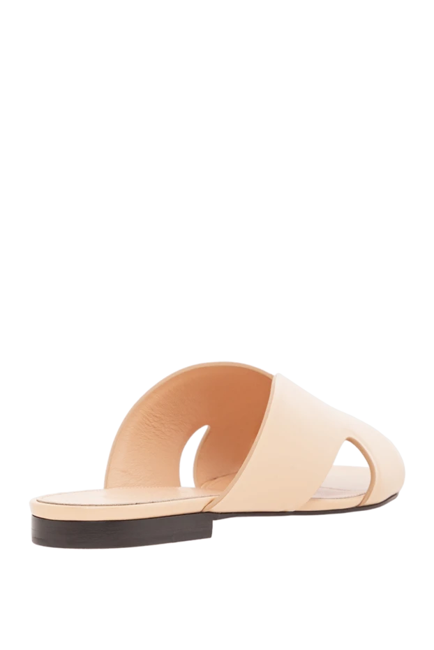 Loro Piana елегантні сандалі vera на плоскій підошві без застібок бежеві. 190492 - фото 3