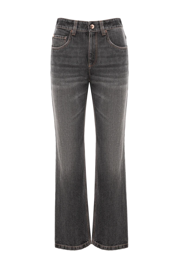 Brunello Cucinelli retro 5 pocket denim jeans with monil chain 190600 - photo 1