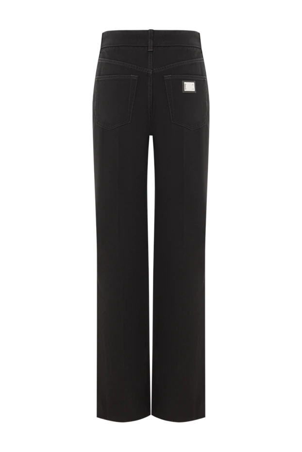 Dolce & Gabbana straight jeans for women black cotton fabric 190641 - photo 2