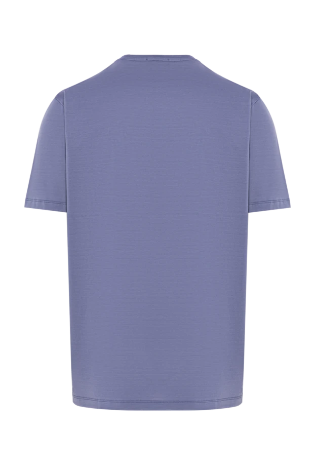 Cesare di Napoli men's cotton t-shirt, lavender blue 190761 - photo 2