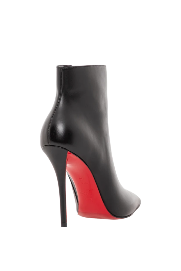 Christian Louboutin miss z booty women's black stiletto heel ankle boots made of black calfskin 190858 - photo 3