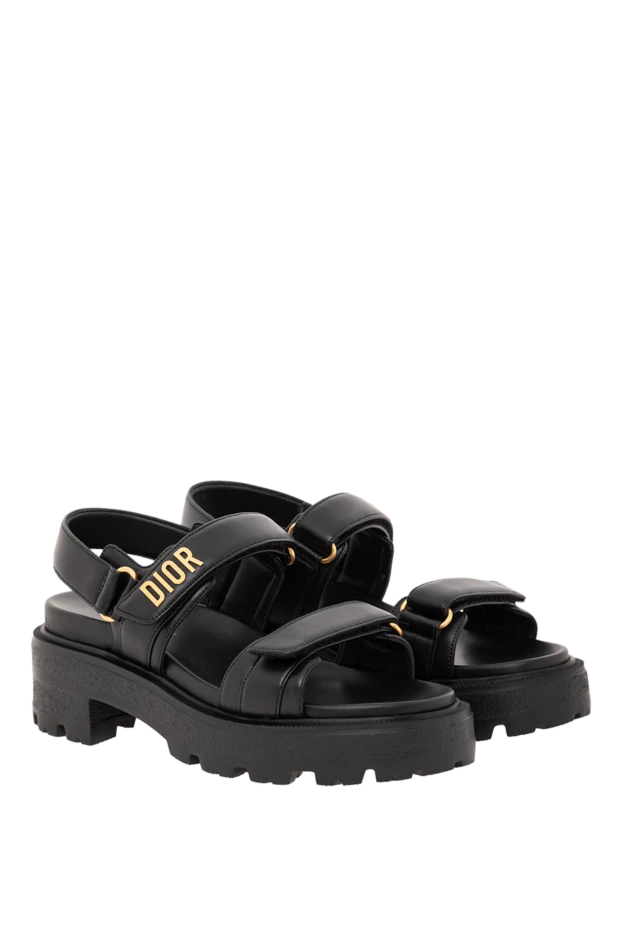 Dior soft leather sandals with wide straps and a platform 190938 - photo 2
