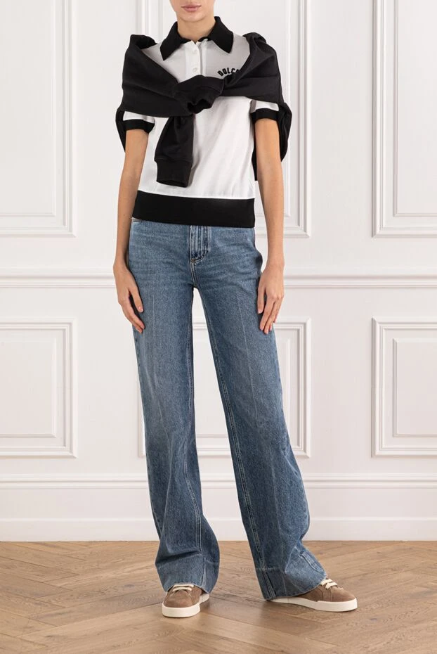 Dolce & Gabbana blue denim wide-leg jeans 190992 - photo 2