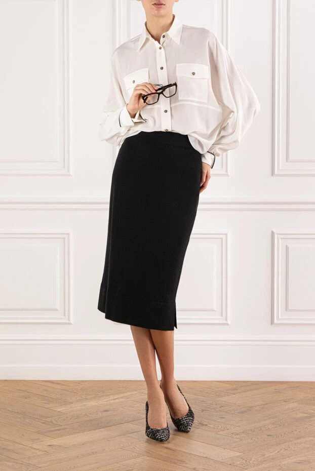 Brunello Cucinelli silk shirt with snap fastening and chest pockets 191296 - photo 2