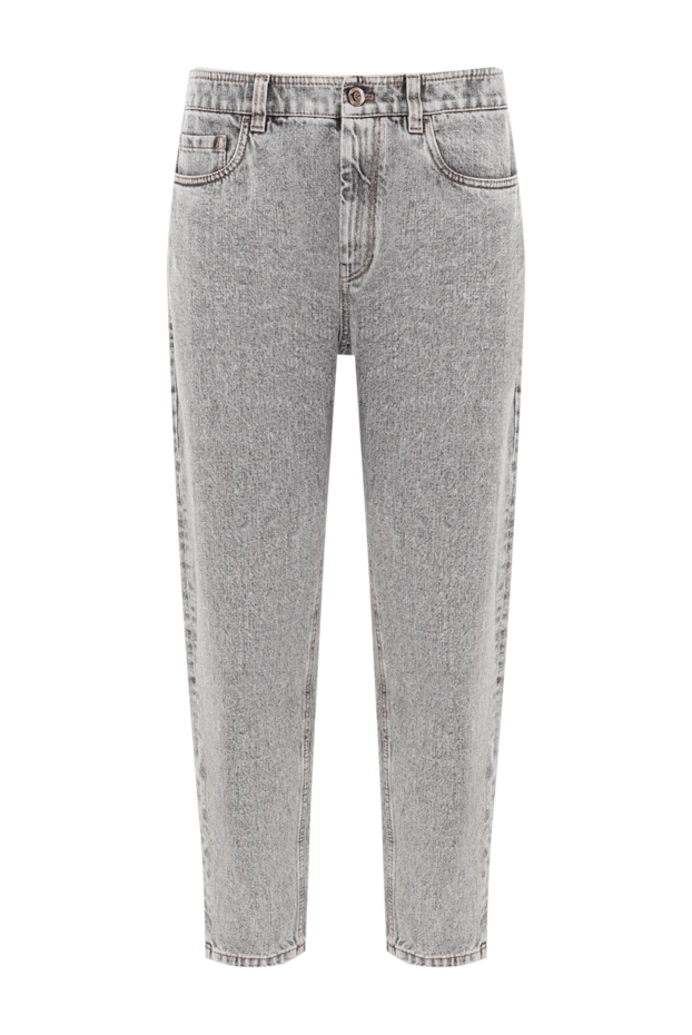Brunello Cucinelli basic cotton jeans with tapered legs 191327 - photo 1